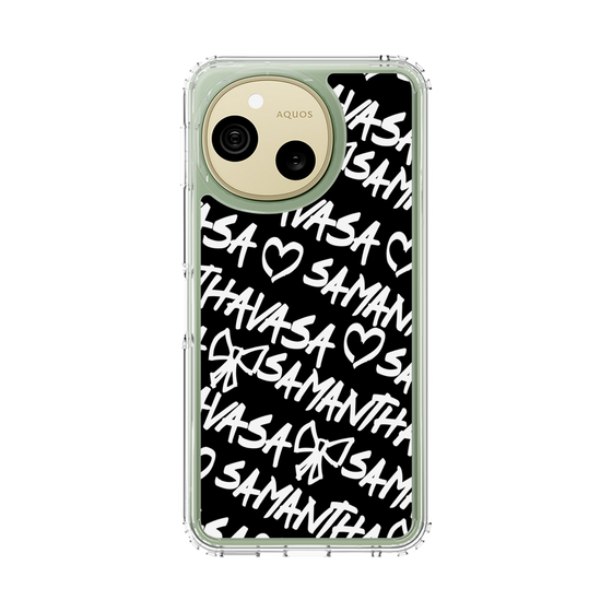 スリムプロテクションケース［ Samantha Thavasa - スクリッタ - ブラック ］