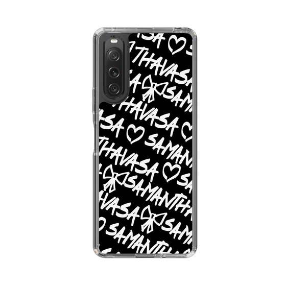 スリムプロテクションケース［ Samantha Thavasa - スクリッタ - ブラック ］