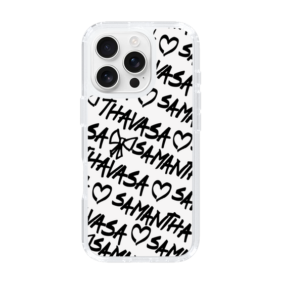 スリムプロテクションケース［ Samantha Thavasa - スクリッタ - ホワイト ］