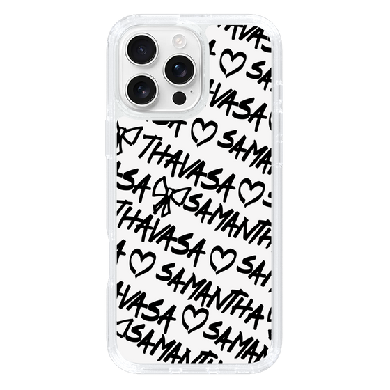 スリムプロテクションケース［ Samantha Thavasa - スクリッタ - ホワイト ］