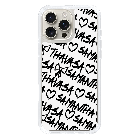 スリムプロテクションケース［ Samantha Thavasa - スクリッタ - ホワイト ］