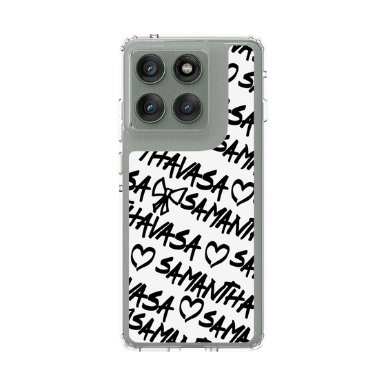 スリムプロテクションケース［ Samantha Thavasa - スクリッタ - ホワイト ］