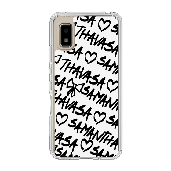 スリムプロテクションケース［ Samantha Thavasa - スクリッタ - ホワイト ］