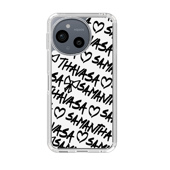 スリムプロテクションケース［ Samantha Thavasa - スクリッタ - ホワイト ］