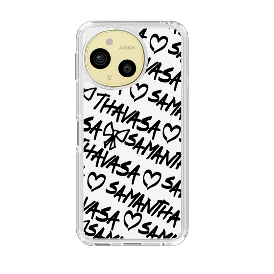 スリムプロテクションケース［ Samantha Thavasa - スクリッタ - ホワイト ］