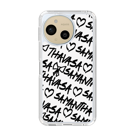 スリムプロテクションケース［ Samantha Thavasa - スクリッタ - ホワイト ］