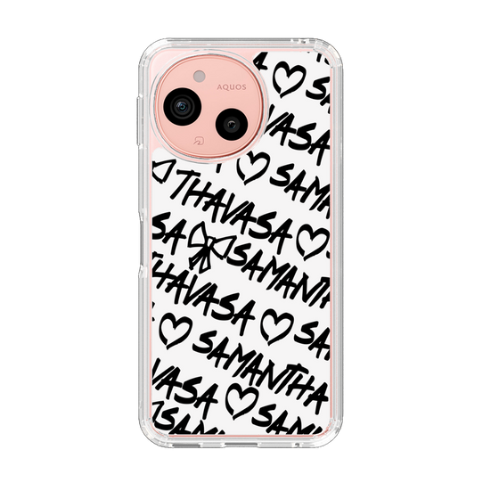 スリムプロテクションケース［ Samantha Thavasa - スクリッタ - ホワイト ］