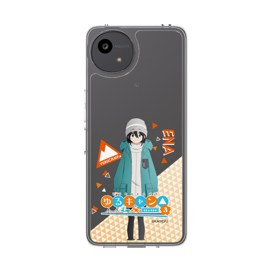 スリムプロテクションケース［ 『ゆるキャン△ SEASON3』- 斉藤 恵那 - 立ち絵 ］