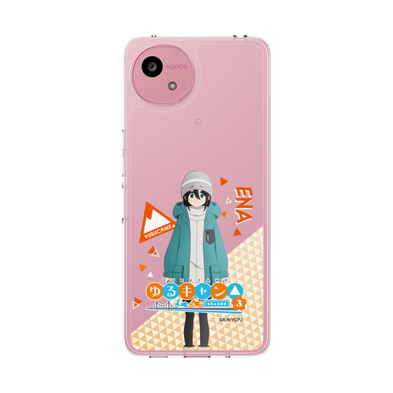 スリムプロテクションケース［ 『ゆるキャン△ SEASON3』- 斉藤 恵那 - 立ち絵 ］