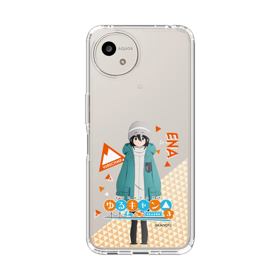 スリムプロテクションケース［ 『ゆるキャン△ SEASON3』- 斉藤 恵那 - 立ち絵 ］