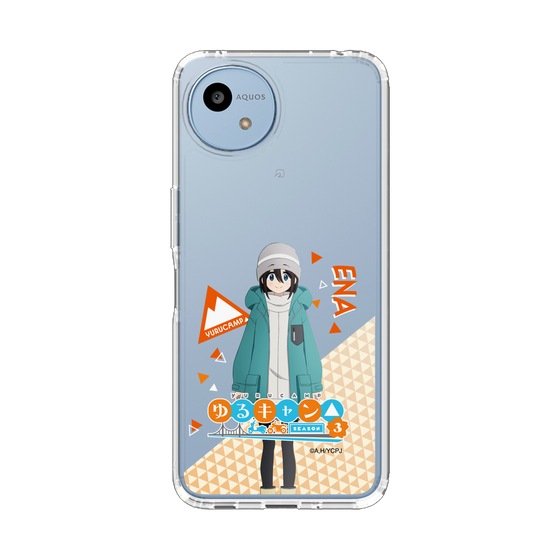 スリムプロテクションケース［ 『ゆるキャン△ SEASON3』- 斉藤 恵那 - 立ち絵 ］