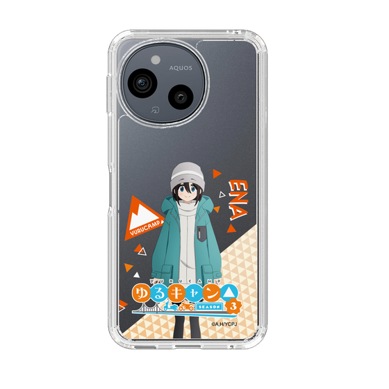 スリムプロテクションケース［ 『ゆるキャン△ SEASON3』- 斉藤 恵那 - 立ち絵 ］