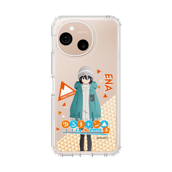 スリムプロテクションケース［ 『ゆるキャン△ SEASON3』- 斉藤 恵那 - 立ち絵 ］