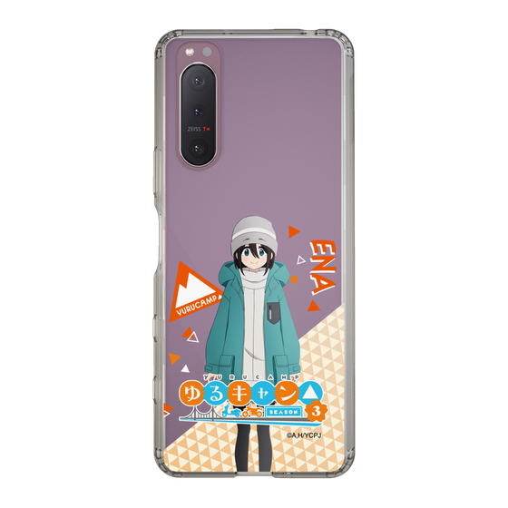 スリムプロテクションケース［ 『ゆるキャン△ SEASON3』- 斉藤 恵那 - 立ち絵 ］