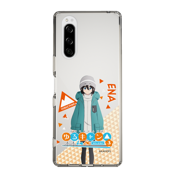 スリムプロテクションケース［ 『ゆるキャン△ SEASON3』- 斉藤 恵那 - 立ち絵 ］