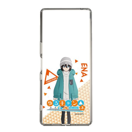 スリムプロテクションケース［ 『ゆるキャン△ SEASON3』- 斉藤 恵那 - 立ち絵 ］