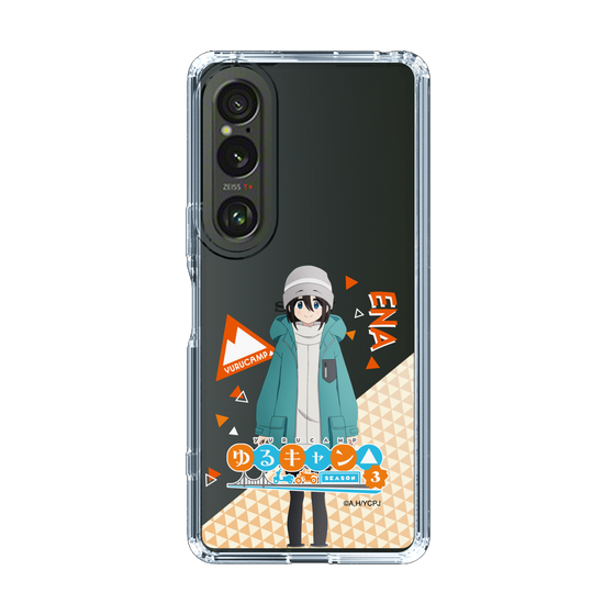 スリムプロテクションケース［ 『ゆるキャン△ SEASON3』- 斉藤 恵那 - 立ち絵 ］