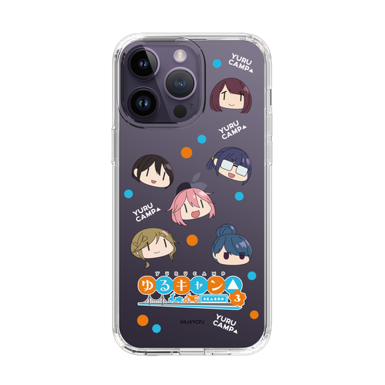 スリムプロテクションケース［ 『ゆるキャン△ SEASON3』- SNSアイコン ］