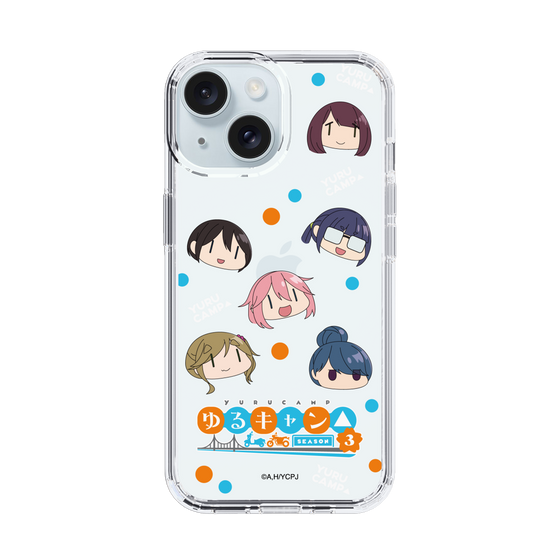 スリムプロテクションケース［ 『ゆるキャン△ SEASON3』- SNSアイコン ］