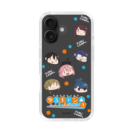 スリムプロテクションケース［ 『ゆるキャン△ SEASON3』- SNSアイコン ］