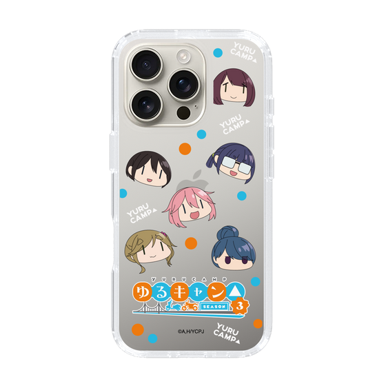 スリムプロテクションケース［ 『ゆるキャン△ SEASON3』- SNSアイコン ］