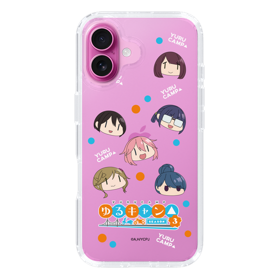スリムプロテクションケース［ 『ゆるキャン△ SEASON3』- SNSアイコン ］