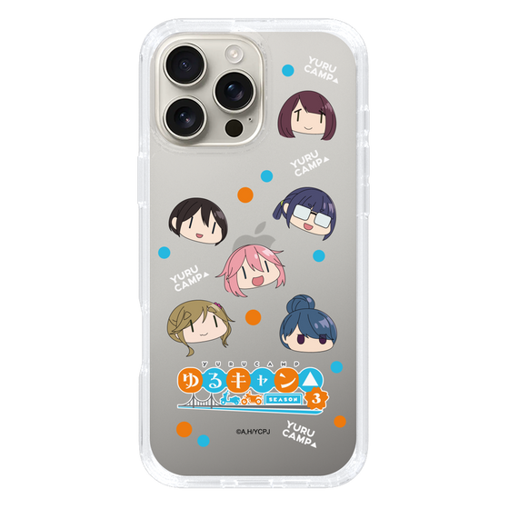 スリムプロテクションケース［ 『ゆるキャン△ SEASON3』- SNSアイコン ］