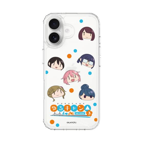 スリムプロテクションケース［ 『ゆるキャン△ SEASON3』- SNSアイコン ］