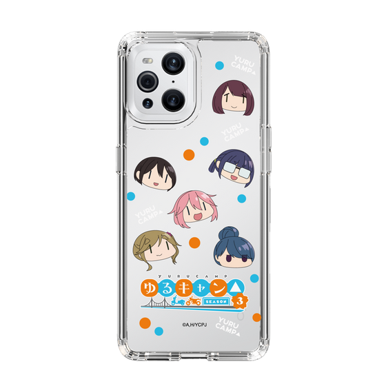 スリムプロテクションケース［ 『ゆるキャン△ SEASON3』- SNSアイコン ］
