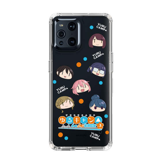 スリムプロテクションケース［ 『ゆるキャン△ SEASON3』- SNSアイコン ］