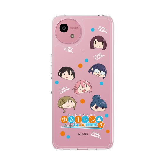 スリムプロテクションケース［ 『ゆるキャン△ SEASON3』- SNSアイコン ］