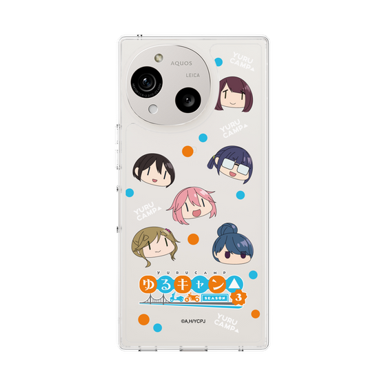 スリムプロテクションケース［ 『ゆるキャン△ SEASON3』- SNSアイコン ］
