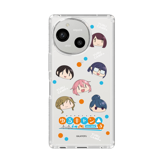 スリムプロテクションケース［ 『ゆるキャン△ SEASON3』- SNSアイコン ］