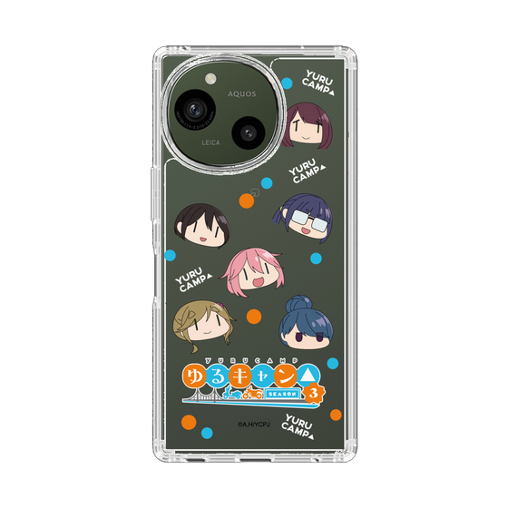 スリムプロテクションケース［ 『ゆるキャン△ SEASON3』- SNSアイコン ］