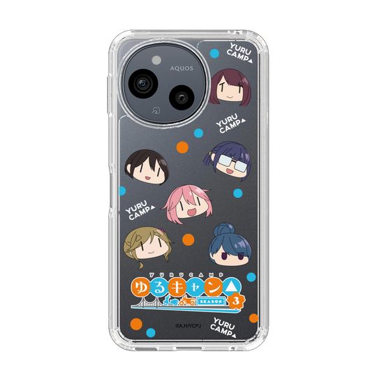 スリムプロテクションケース［ 『ゆるキャン△ SEASON3』- SNSアイコン ］