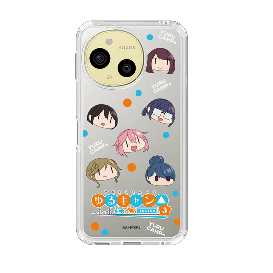 スリムプロテクションケース［ 『ゆるキャン△ SEASON3』- SNSアイコン ］