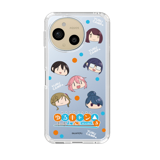 スリムプロテクションケース［ 『ゆるキャン△ SEASON3』- SNSアイコン ］