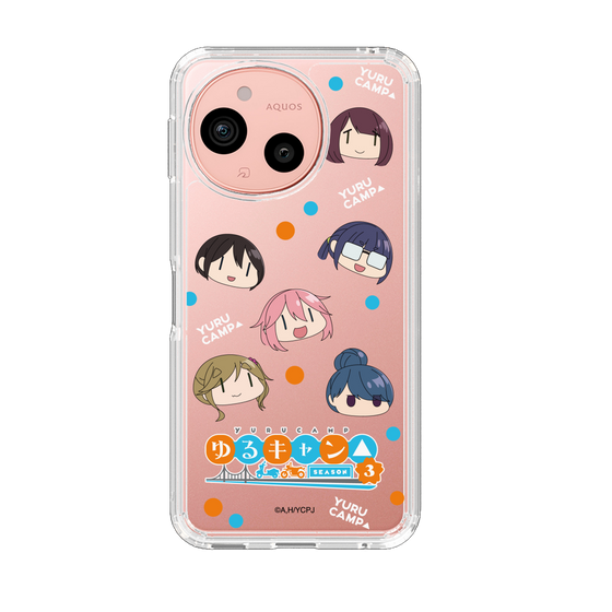 スリムプロテクションケース［ 『ゆるキャン△ SEASON3』- SNSアイコン ］