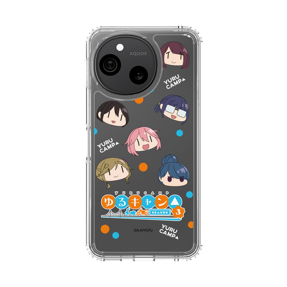 スリムプロテクションケース［ 『ゆるキャン△ SEASON3』- SNSアイコン ］