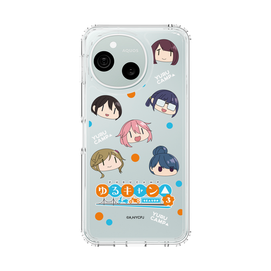 スリムプロテクションケース［ 『ゆるキャン△ SEASON3』- SNSアイコン ］