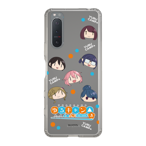スリムプロテクションケース［ 『ゆるキャン△ SEASON3』- SNSアイコン ］