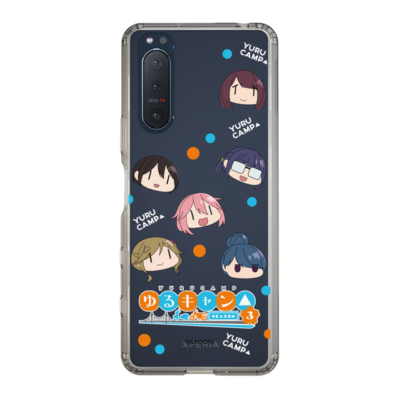 スリムプロテクションケース［ 『ゆるキャン△ SEASON3』- SNSアイコン ］