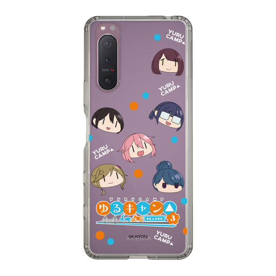 スリムプロテクションケース［ 『ゆるキャン△ SEASON3』- SNSアイコン ］