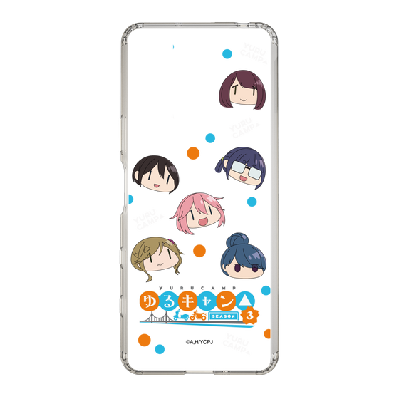 スリムプロテクションケース［ 『ゆるキャン△ SEASON3』- SNSアイコン ］