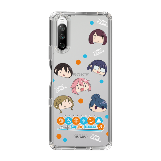 スリムプロテクションケース［ 『ゆるキャン△ SEASON3』- SNSアイコン ］