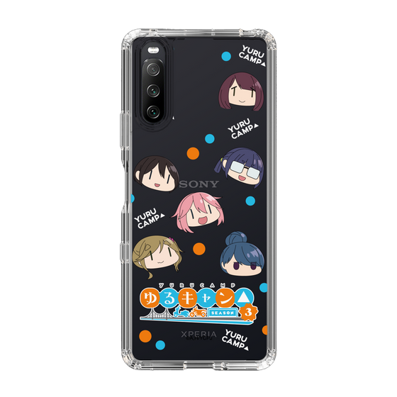 スリムプロテクションケース［ 『ゆるキャン△ SEASON3』- SNSアイコン ］