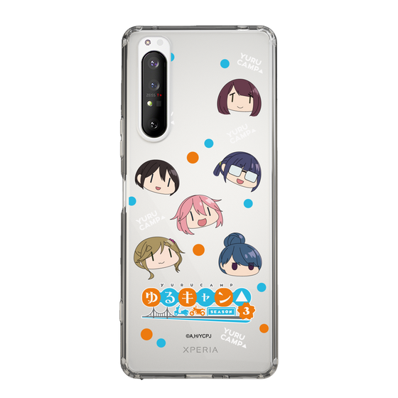 スリムプロテクションケース［ 『ゆるキャン△ SEASON3』- SNSアイコン ］