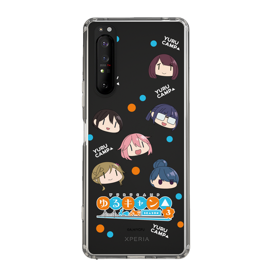 スリムプロテクションケース［ 『ゆるキャン△ SEASON3』- SNSアイコン ］