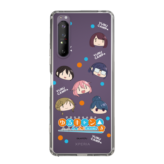 スリムプロテクションケース［ 『ゆるキャン△ SEASON3』- SNSアイコン ］
