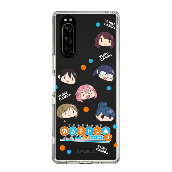 スリムプロテクションケース［ 『ゆるキャン△ SEASON3』- SNSアイコン ］